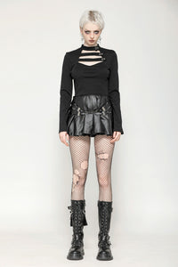 Minimalist Punk Versatile Top TW562