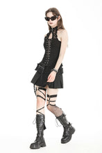 Load image into Gallery viewer, Punk black rebellious rock top. TW580