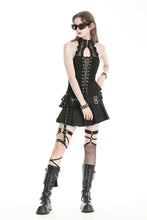 Load image into Gallery viewer, Punk black rebellious rock top. TW580