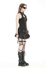 Load image into Gallery viewer, Punk black rebellious rock top. TW580