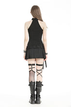 Load image into Gallery viewer, Punk black rebellious rock top. TW580