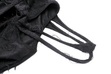 Load image into Gallery viewer, Punk decadent black hooded  top TW585