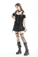 Load image into Gallery viewer, Punk metal shabby T-shirt TW588