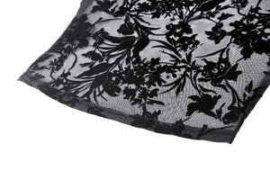 Gothic Sexy Off-Shoulder Velvet Lace Top TW611