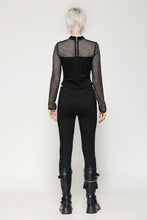 Load image into Gallery viewer, Punk dark studded top TW616