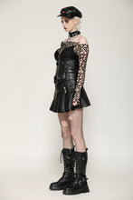 Load image into Gallery viewer, Sexy versatile black distressed mesh t-shirt TW631