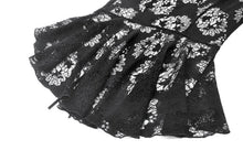 Load image into Gallery viewer, Gothic Lace High-Collar Top TW632