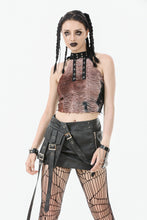 Load image into Gallery viewer, Rebellious Distressed Tie-Dye Punk Top TW636