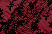 Load image into Gallery viewer, Gothic Dark Red Cami with Pleated Lace Hem TW644