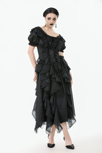Romantic Rococo Lace Ruffle Top TW649