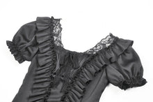 Load image into Gallery viewer, Romantic Rococo Lace Ruffle Top TW649