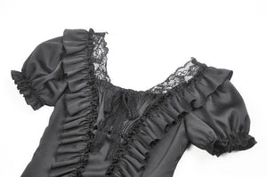 Romantic Rococo Lace Ruffle Top TW649
