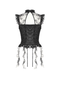 Baroque Lace Panel Top with Tassel Hem TW650