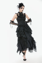 Load image into Gallery viewer, Baroque Lace Panel Top with Tassel Hem TW650