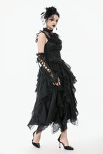Load image into Gallery viewer, Baroque Lace Panel Top with Tassel Hem TW650