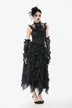 Load image into Gallery viewer, Baroque Lace Panel Top with Tassel Hem TW650