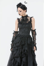 Load image into Gallery viewer, Baroque Lace Panel Top with Tassel Hem TW650