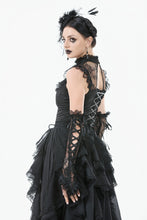 Load image into Gallery viewer, Baroque Lace Panel Top with Tassel Hem TW650