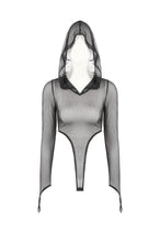Load image into Gallery viewer, Phantom Grasp Fingerlock Bodysuit TW654BK