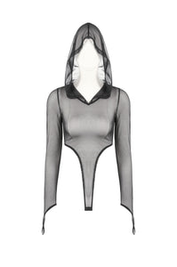Phantom Grasp Fingerlock Bodysuit TW654BK