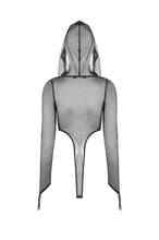 Load image into Gallery viewer, Phantom Grasp Fingerlock Bodysuit TW654BK