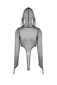 Phantom Grasp Fingerlock Bodysuit TW654BK