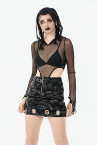 Phantom Grasp Fingerlock Bodysuit TW654BK