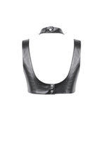 Load image into Gallery viewer, Metal Studded Punk Corset Bra with Adjustable Clasps TW655