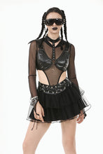 Load image into Gallery viewer, Metal Studded Punk Corset Bra with Adjustable Clasps TW655
