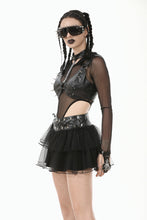 Load image into Gallery viewer, Metal Studded Punk Corset Bra with Adjustable Clasps TW655