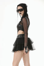 Load image into Gallery viewer, Metal Studded Punk Corset Bra with Adjustable Clasps TW655
