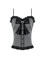 Load image into Gallery viewer, Twilight Bloom Stripe Bowknot Top TW658