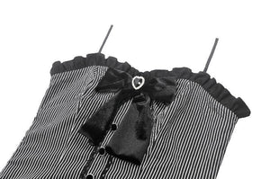 Twilight Bloom Stripe Bowknot Top TW658