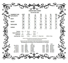 Load image into Gallery viewer, Gothic Court Square-Neck Top TW659