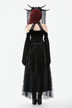 Load image into Gallery viewer, Gothic Court Lace Teardrop Cutout Top TW660