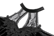 Load image into Gallery viewer, Gothic Court Lace Teardrop Cutout Top TW660