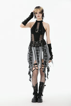 Load image into Gallery viewer, Punk Mesh Panel Knit Top TW662