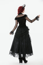Load image into Gallery viewer, Gothic Rose Sheer Court Top TW670