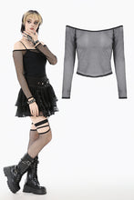 Load image into Gallery viewer, Punk Versatile Mesh Top TW671