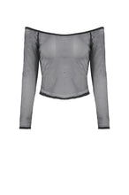 Load image into Gallery viewer, Punk Versatile Mesh Top TW671
