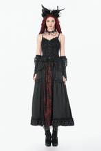 Load image into Gallery viewer, Black Lace Court Lace-Up Camisole TW672