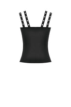 Load image into Gallery viewer, Punk Metal Distressed Knit Lace-Up Vest TW674