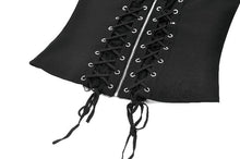 Load image into Gallery viewer, Punk Metal Distressed Knit Lace-Up Vest TW674