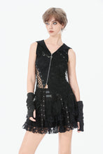 Load image into Gallery viewer, Rebel Punk Asymmetric Hooded Top TW675