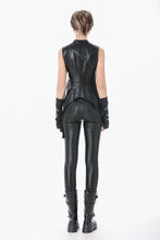 Load image into Gallery viewer, Punk Distressed Leather Lace-Up Vest TW679