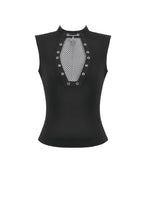 Load image into Gallery viewer, Punk Coffin Mesh Panel Top TW680