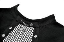 Load image into Gallery viewer, Punk Coffin Mesh Panel Top TW680