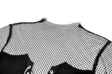 Load image into Gallery viewer, Dark Punk Mesh Chain Top TW682