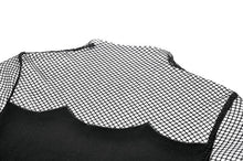 Load image into Gallery viewer, Dark Punk Mesh Chain Top TW682