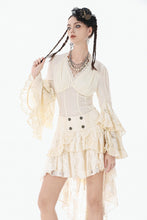 Load image into Gallery viewer, Steampunk Lace Flare-Sleeve Top TW684